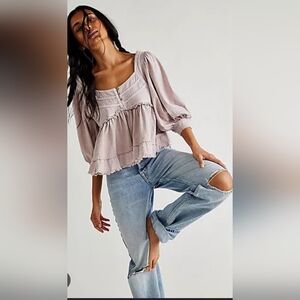 We The Free Shelly Cotton Top